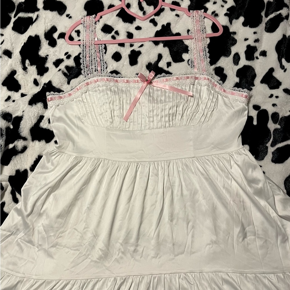 *SOLD OUT* Look Of An Angel Mini Dress - Picture 3 of 8